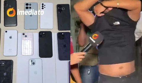 VÍDEO: Polícia prende homem em flagrante por revender celulares roubados após shows na Arena da Amazônia