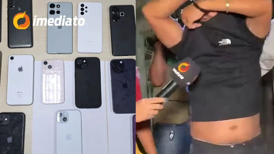 VÍDEO: Polícia prende homem em flagrante por revender celulares roubados após shows na Arena da Amazônia
