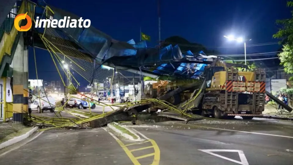 Avenida Torquato Tapajós terá desvios neste domingo (3) para demolição de passarela