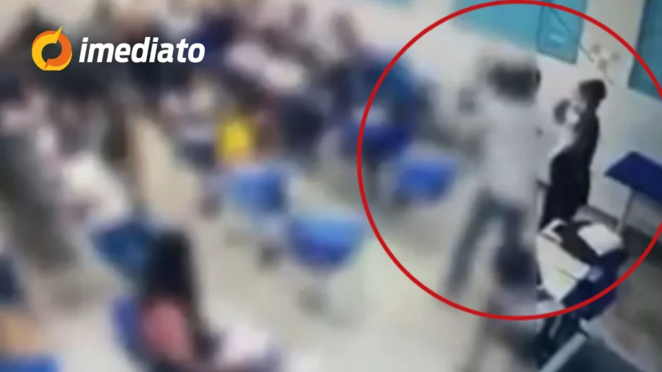 CENA CHOCANTE: Aluno do 1º ano agride professora com tapa na cara dentro da sala de aula