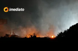 Após mais de 26 horas, incêndio é controlado em fábricas no Distrito Industrial e Bombeiros iniciam fase de rescaldo