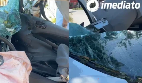 Homem morre após carro colidir com árvore na Zona Norte de Manaus