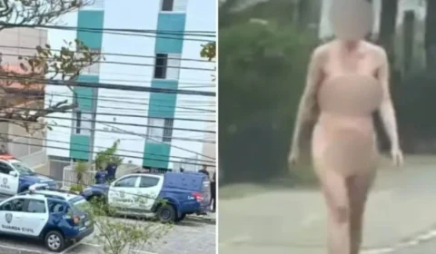 FLAGRANTE! Mulher é presa em São Paulo após matar o próprio pai e ser flagrada nua em praia