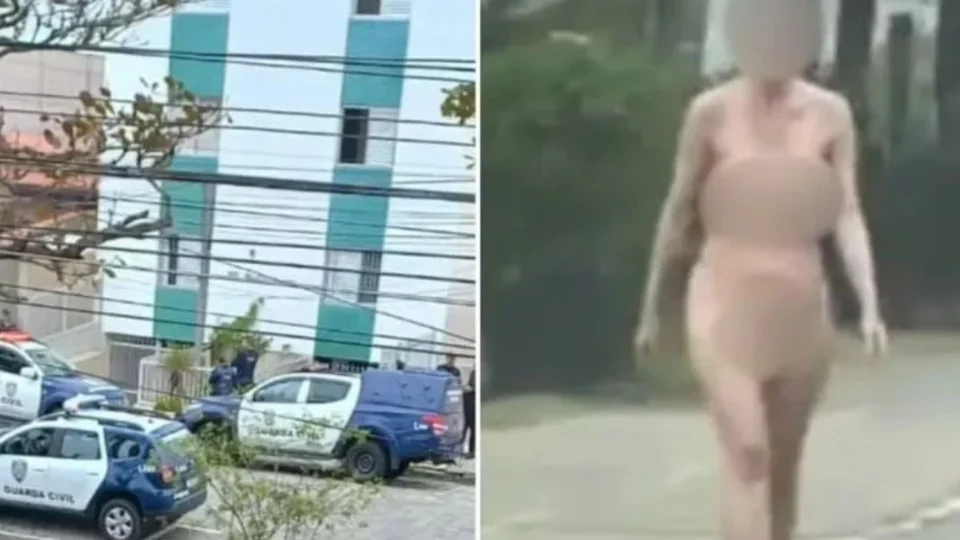 FLAGRANTE! Mulher é presa em São Paulo após matar o próprio pai e ser flagrada nua em praia