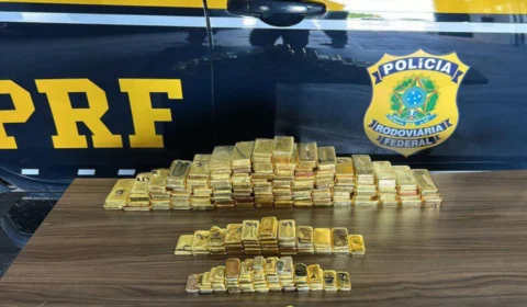 PRF apreende 103 kg de ouro escondidos em caminhonete em Boa Vista