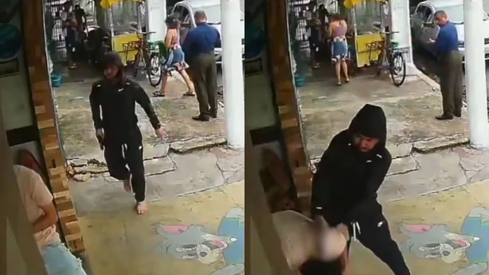 Veja o vídeo: homem é morto por criminoso encapuzado em plena luz do dia em Belém