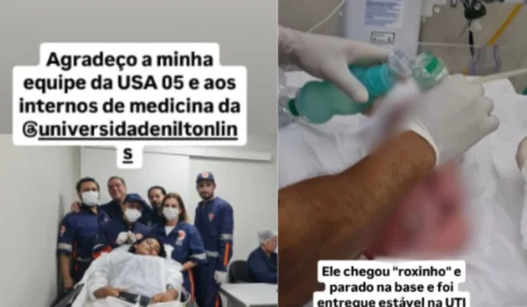 Equipe do SAMU realiza parto de emergência e salva recém-nascido em unidade de Manaus