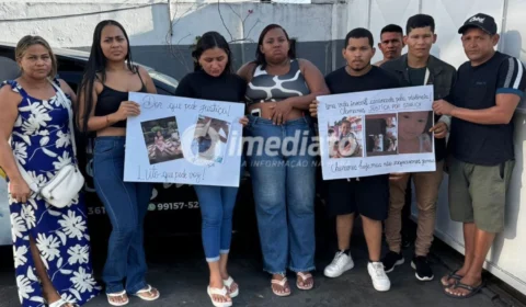 Familiares se comoveram com morte de Rafaely Stheicy, menina de 5 anos vítima de violência doméstica em Manaus