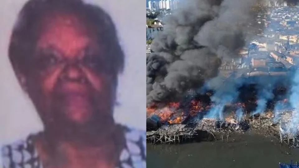 Tragédia em Santos: incêndio destrói 100 palafitas e mata idosa em maior comunidade sobre palafitas do país