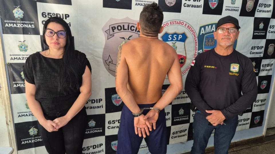 Homem é preso em Carauari após praticar violência psicológica e impedir companheira de sair de casa