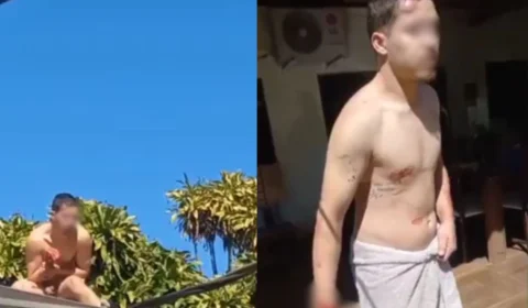 Com a boca na butija: Marido chega de surpresa em casa e flagra esposa com amante, que foge pelos telhados