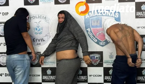 Três homens são presos após tentativa de furto no Shopping Grande Circular, zona Leste de Manaus