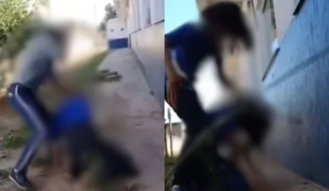 Veja vídeo chocante: estudante é brutalmente agredida por quatro colegas dentro de escola em Alto Araguaia