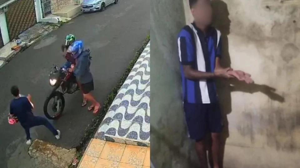 Veja o vídeo: Ladrão de celular é capturado e recebe corretivo do ‘Tribunal do Crime’