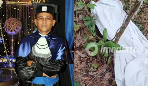 Veja vídeo: Família encontra corpo de homem desaparecido em ramal, no Rio Preto da Eva