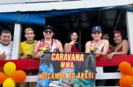Caravana se prepara para ir para Festival do Mocambo em Parintins