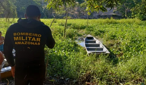 Corpo de Bombeiros realiza buscas por idoso desaparecido no Lago do Aleixo, em Manaus