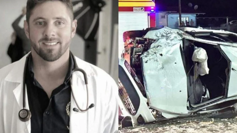 Tragédia: Veterinário morre após carro capotar na BR-470, em Rio do Sul