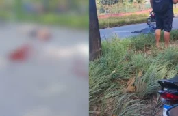 Veja o vídeo: soldador morre após perder controle da motocicleta e bater em árvore na zona Leste