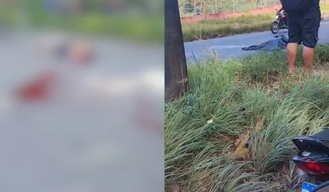 Veja o vídeo: soldador morre após perder controle da motocicleta e bater em árvore na zona Leste