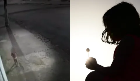 Veja o vídeo: mãe é presa após deixar filha de 3 anos sozinha para ir a baile funk; criança foi flagrada andando sozinha pela rua