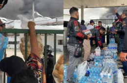 Veja o vídeo: Mais de 500 motoboys se unem para levar alimentos a bombeiros após 24h de incêndio na Effa Motors no Distrito Industrial II