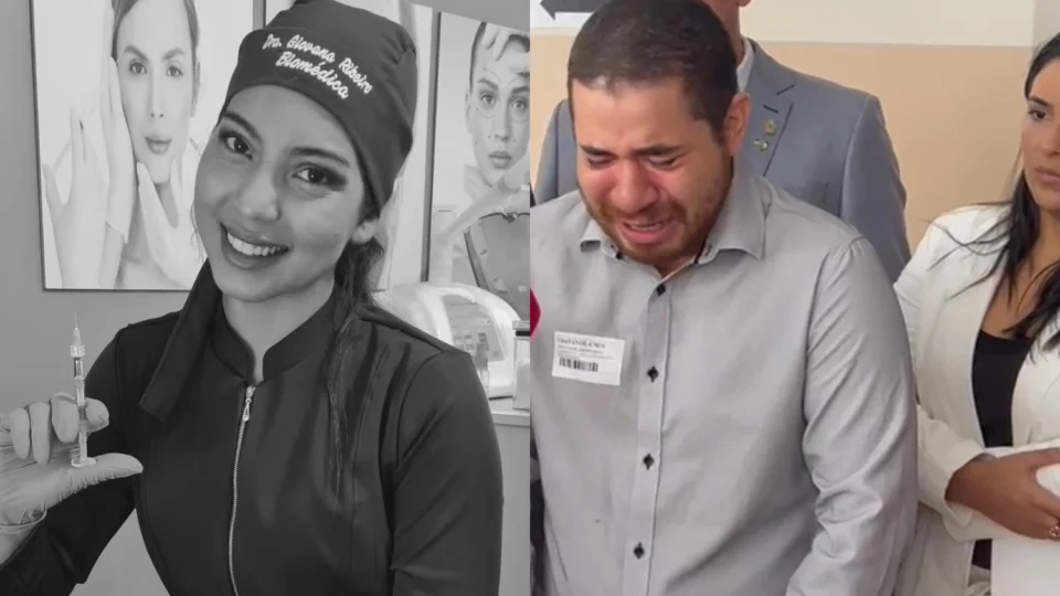 Veja o vídeo: ‘Enterrei dois caixões por culpa de um buraco’, desabafa viúvo de Giovana, grávida que morreu em acidente na Djalma Batista