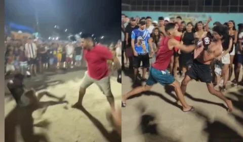 Veja os vídeos: Clube de luta clandestina no Zumbi movimenta apostas e brigas entre adolescentes na Zona Leste de Manaus