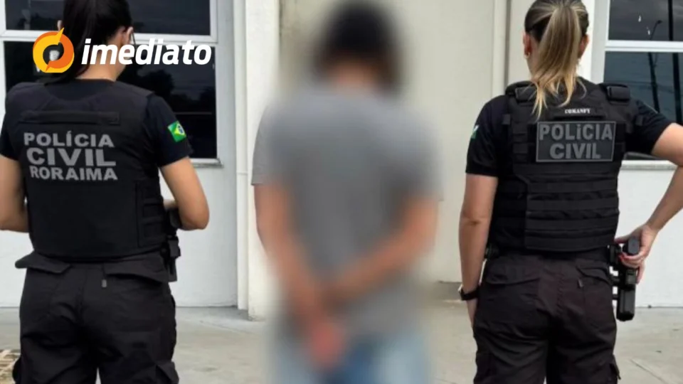 Polícia cumpre mandado de prisão e busca e apreensão contra homem acusado de violência doméstica em Boa Vista