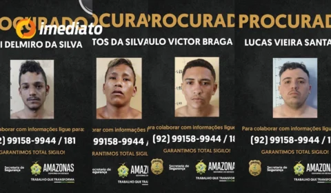 Polícia Civil busca quatro criminosos ligados a homicídios e tráfico de drogas no Amazonas