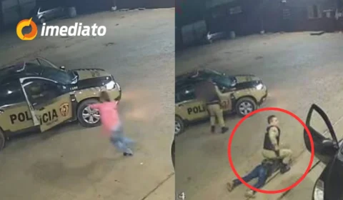 VEJA VÍDEO: Mulher foge de dentro de carro e pede ajuda à polícia após ser sequestrada e abusada pelo ex-companheiro