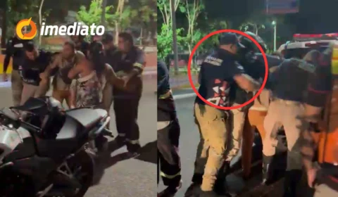 VEJA VÍDEO: Agente do Detran é filmado agredindo motorista durante abordagem no bairro Compensa
