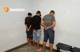 VÍDEO: Ronda Ostensiva Municipal (ROMU) prende trio por tráfico de drogas no viaduto do bairro Manoa