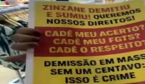VEJA VÍDEO: Funcionárias de loja de roupas protestam em Salvador após demissão em massa e atraso em pagamentos