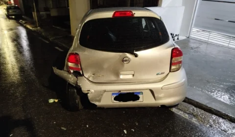 Acidente na Av. Presidente Dutra deixa casal no prejuízo após motorista fugir do local em Manaus