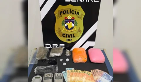 Polícia Civil prende dois homens por tráfico de drogas e apreende mais de 2 kg de skunk em Boa Vista