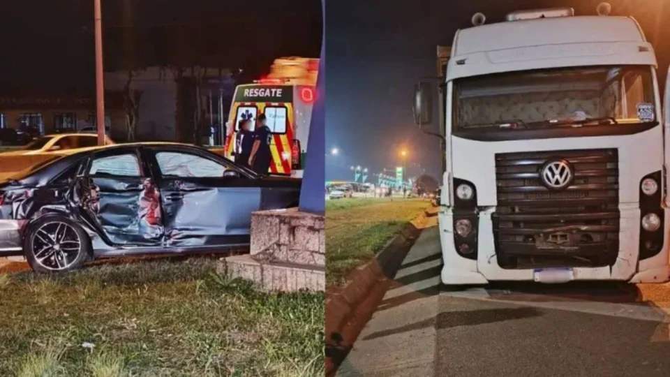 VEJA VÍDEO: Caminhão fura sinal vermelho e mata mãe e filho que voltavam da igreja em Fazenda Rio Grande