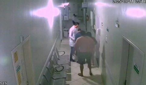 Veja momento que equipe de enfermagem salva bebê de engasgo em UPA no Paraná