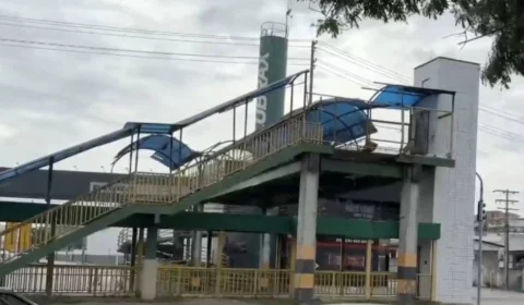 Prefeitura de Manaus inicia demolição de passarela na Torquato Tapajós neste domingo (03)