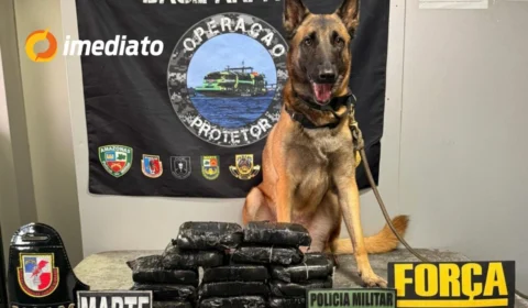 Drogas avaliadas em R$ 500 mil são encontradas em forro de banheiro de embarcação no Amazonas