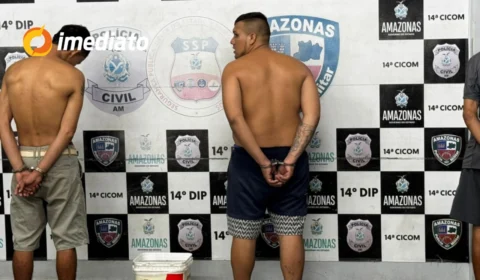 ROCAM prende dupla que assaltou no bairro Ouro Verde; pai de um suspeito é flagrado com a moto usada no crime