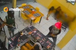 VEJA VÍDEO: Bandidos armados realizam assalto em lanchonete no bairro Cidade Nova