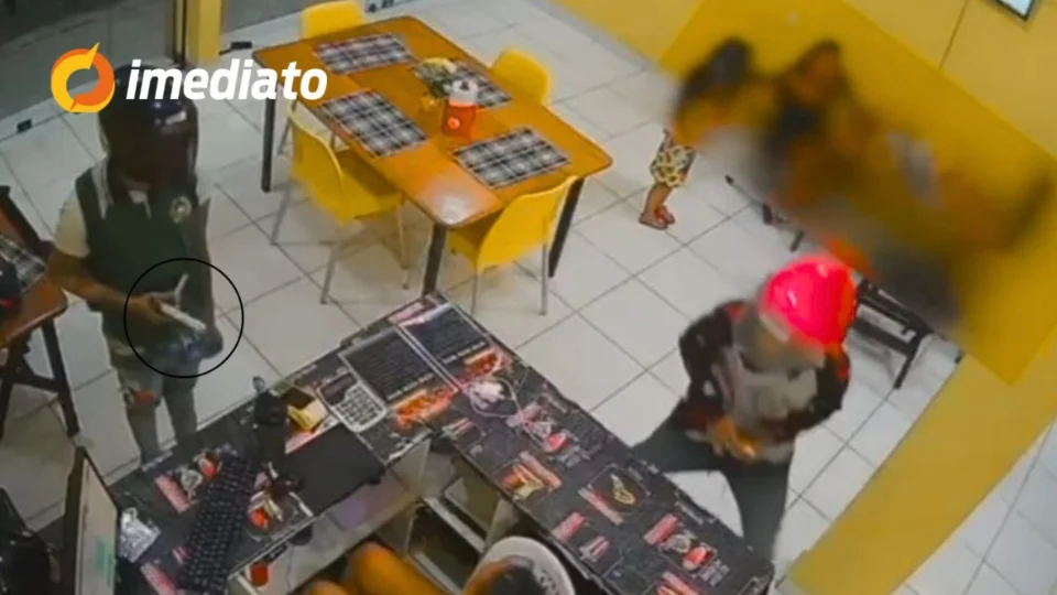 VEJA VÍDEO: Bandidos armados realizam assalto em lanchonete no bairro Cidade Nova