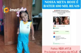 Mãe lança vaquinha online para custear tratamento da filha de 5 anos que foi parar na UTI após gripe em Manaus