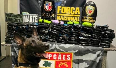 Três homens são presos com mais de 100 kg de pasta-base de cocaína em embarcação no Amazonas