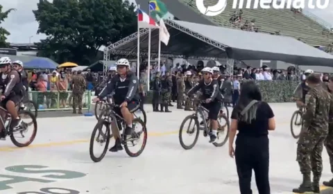 Desfile cívico-militar celebra 203 anos da Independência do Brasil em Manaus