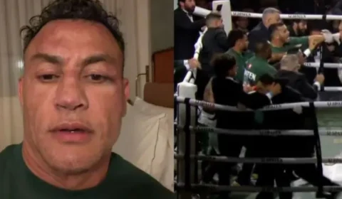 Popó pede desculpas após confusão com Wanderlei Silva no Spaten Fight Night