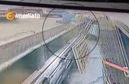 VÍDEO: Trabalhador fica ferido após cair durante carregamento de mercadorias em embarcação no Porto de Manaus