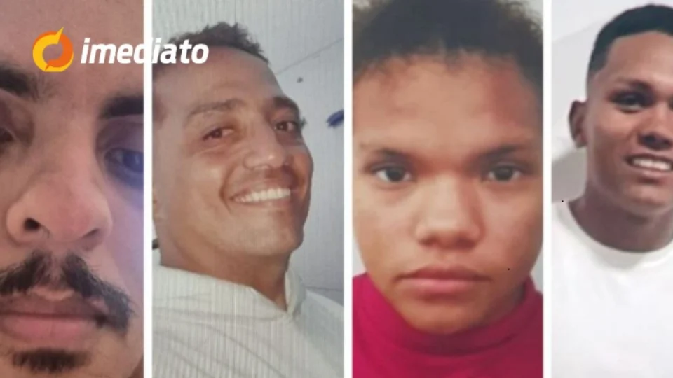 Polícia Civil do Amazonas divulga imagens de quatro desaparecidos em Manaus