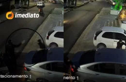 VÍDEO: Duas mulheres são assaltadas em estacionamento de clínica veterinária no bairro Parque Dez